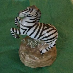 Vintage Berman & Anderson Zebra Music Box